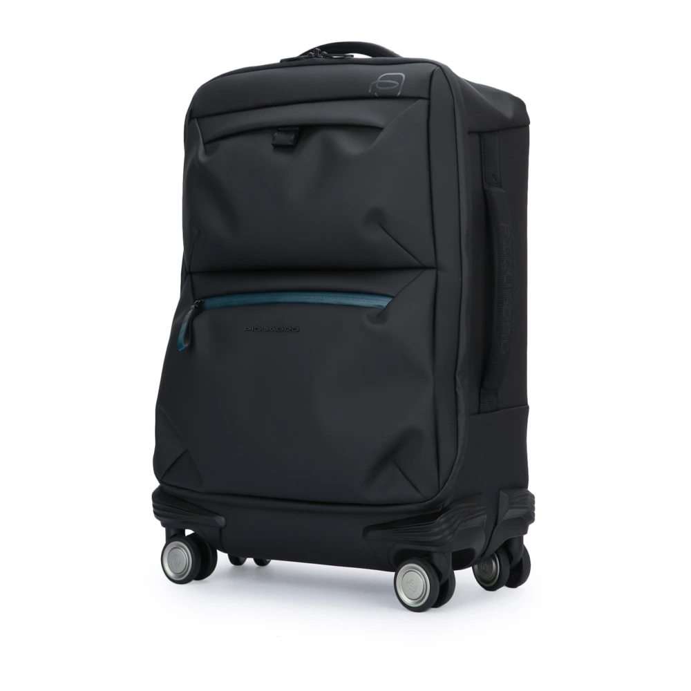 Piquadro handbagage met 4 wielen Black Unisex