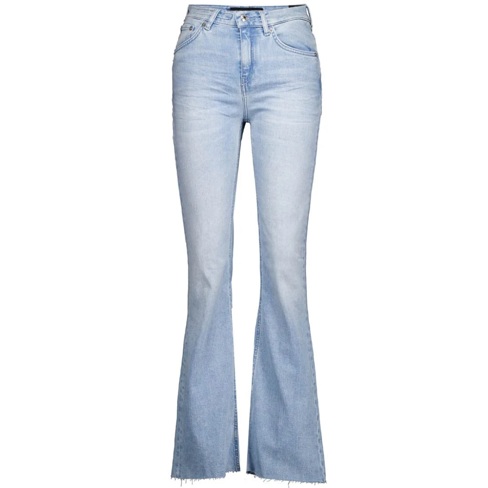 Drykorn Flared Jeans in Lichtblauw Blue Dames