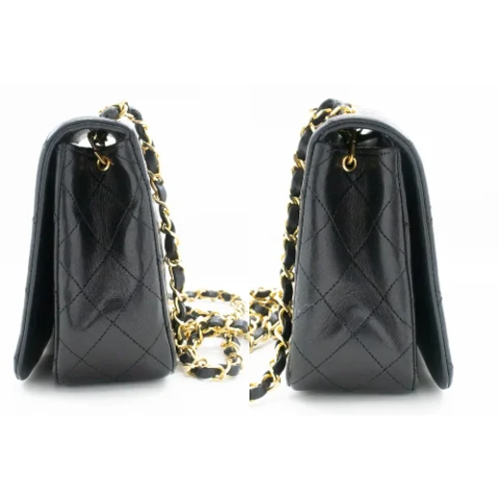 Chanel Vintage Pre-owned Leather chanel-bags Black Dames
