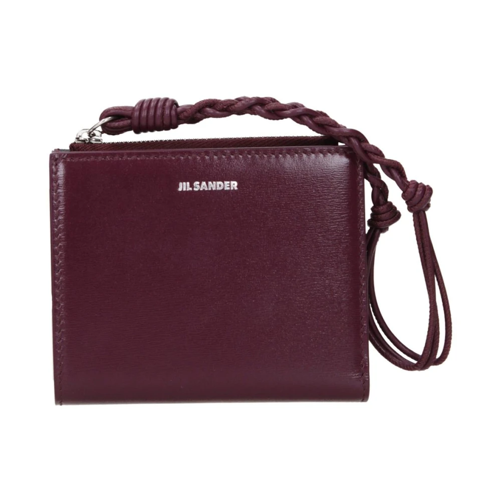 Jil Sander Red Leather Wallet - Image 2