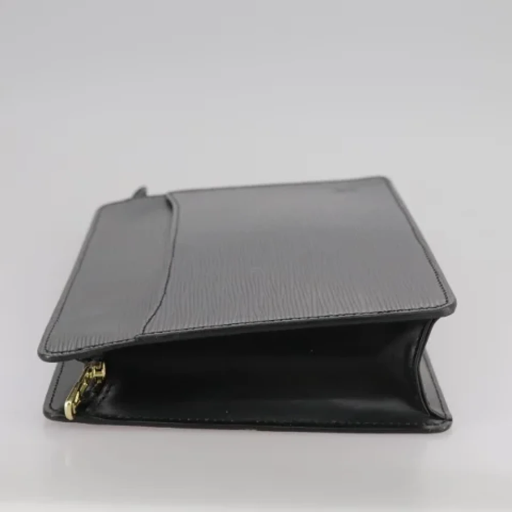 Louis Vuitton Vintage Pre-owned Leather clutches Black Dames