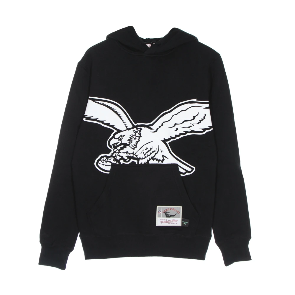 Mitchell & Ness NFL Big Face Hoodie Zwart Black Heren