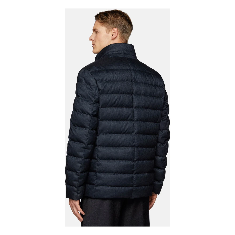 Boggi Milano Waterdichte Echt Donsjack Style Missori Blue Heren