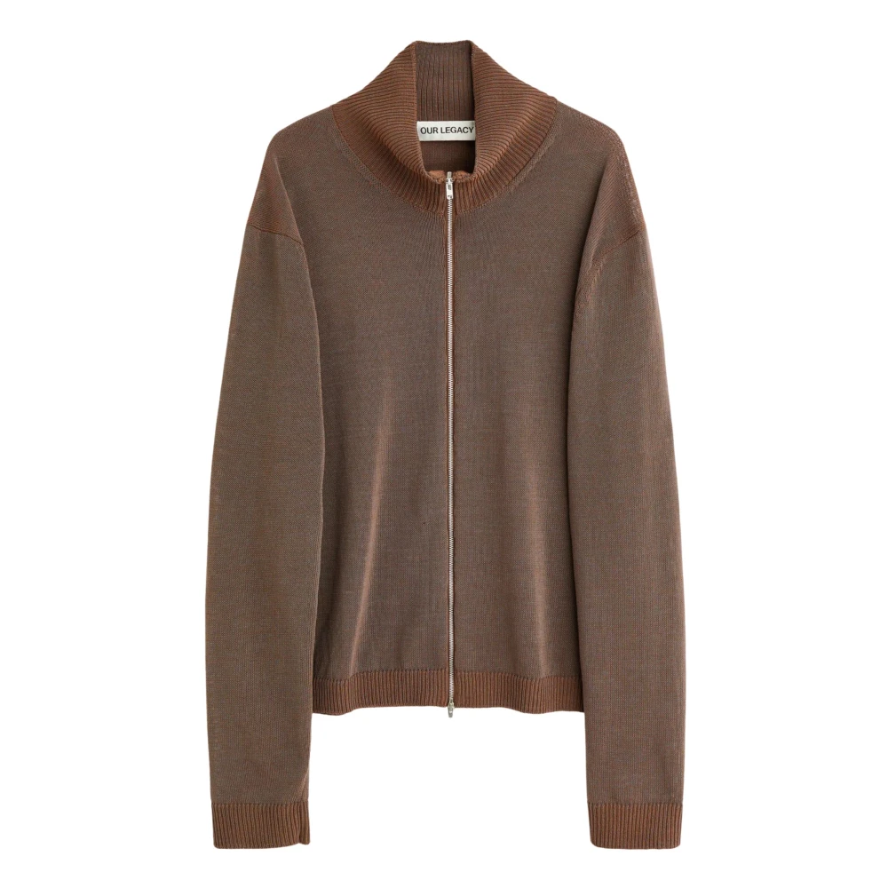 Our Legacy Men's Brown Cardigan Float