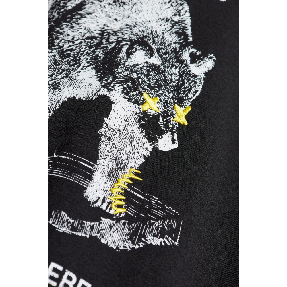 Iceberg T-shirt met print Black Heren