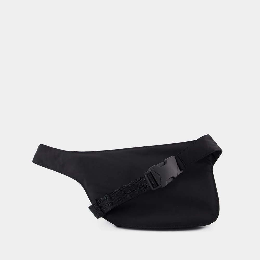 Burberry Zwart Nylon Crossbody Shield Riem Black Unisex
