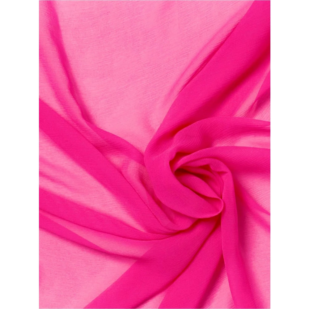 Max Mara Studio Elegante Stola Jurk Pink Dames