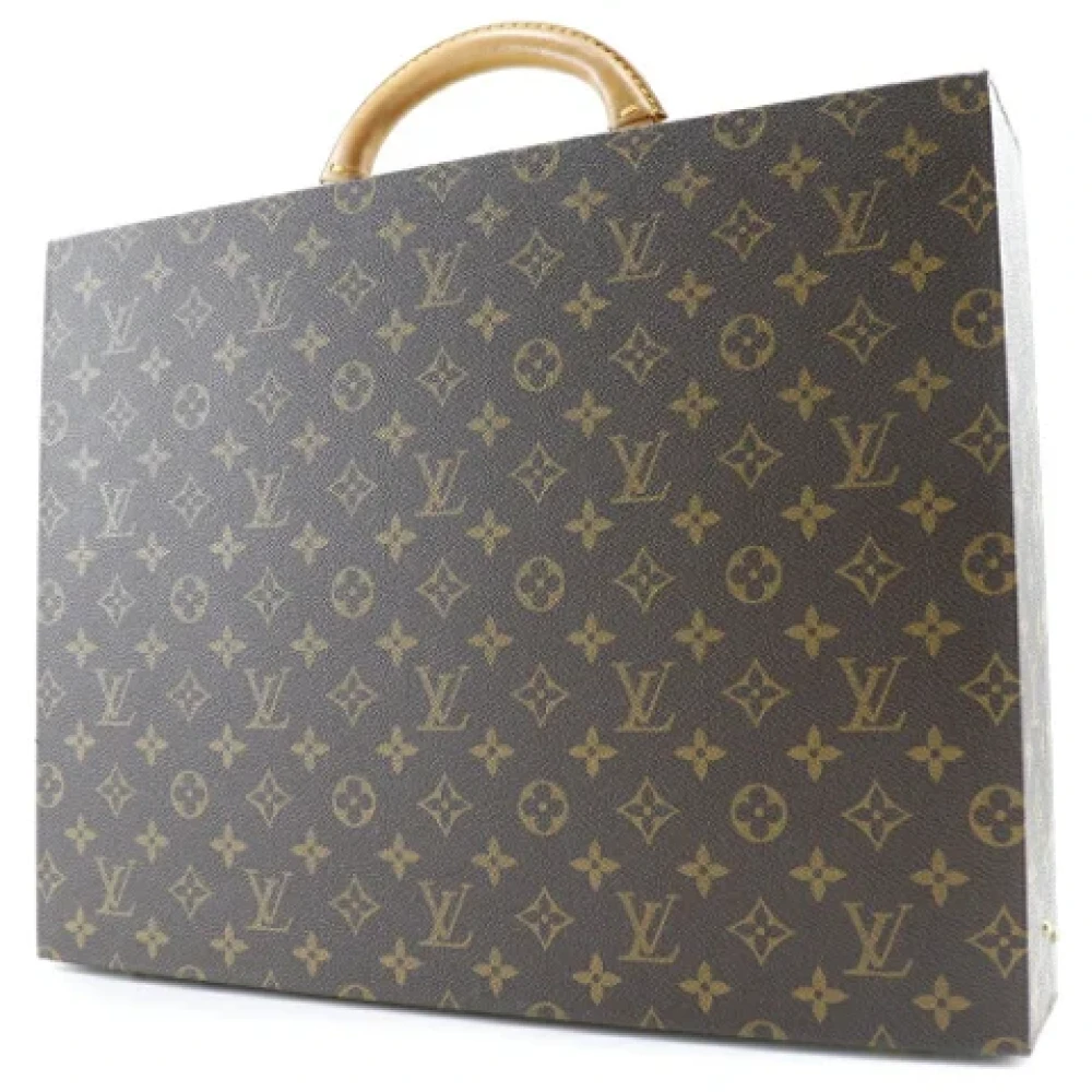 Louis Vuitton Vintage Pre-owned Canvas briefcases Brown Dames