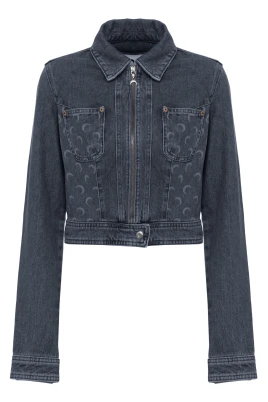 Denim Trucker Zipped Jacket
