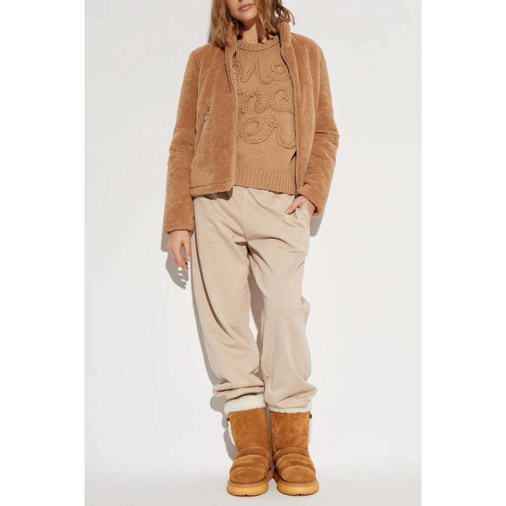 Moncler Jas Polignac Brown Dames