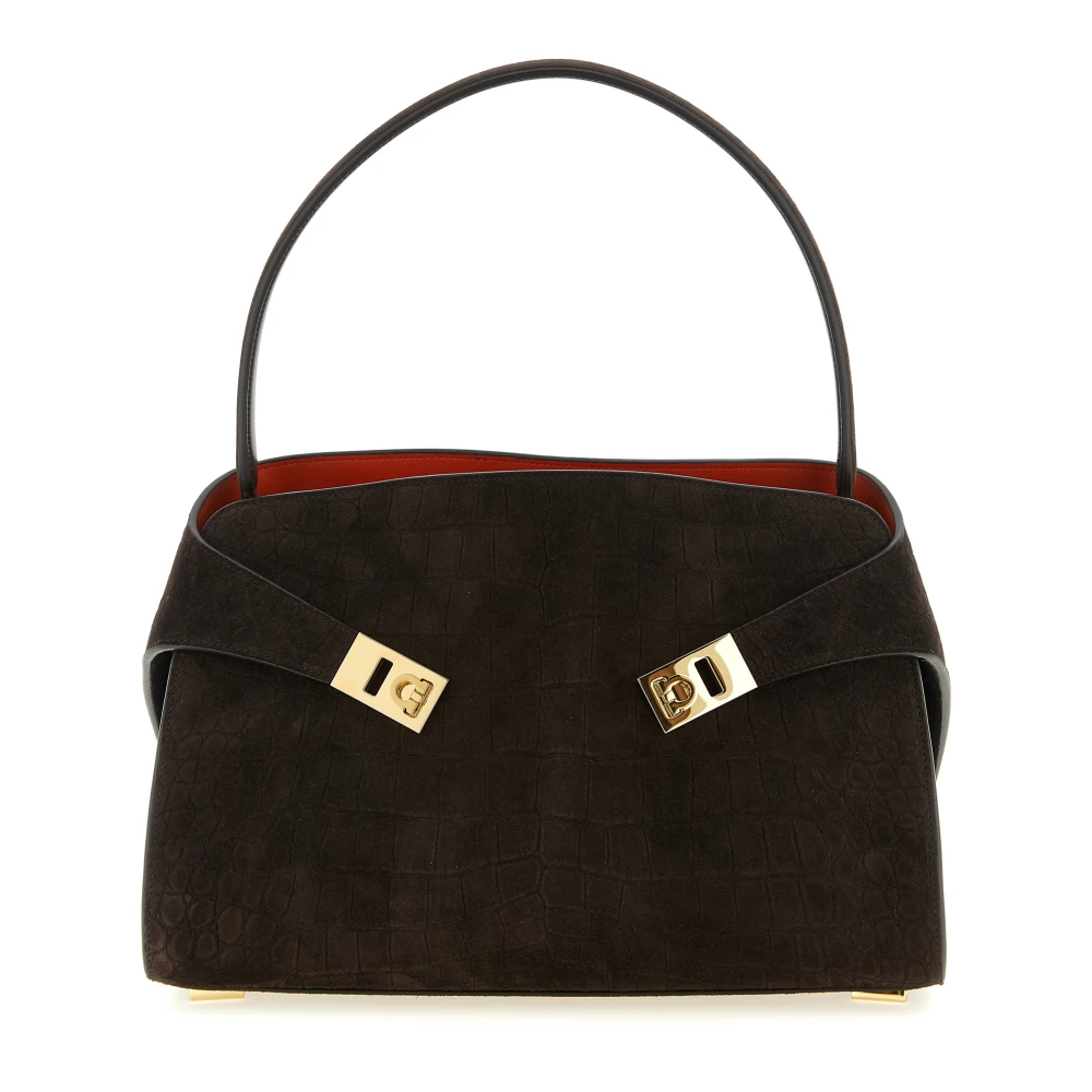 Ferragamo Bolso De Hombro Hug Soft (M) Bags Mujer Marrón  Bolso De Hombro Hug Soft (M)
