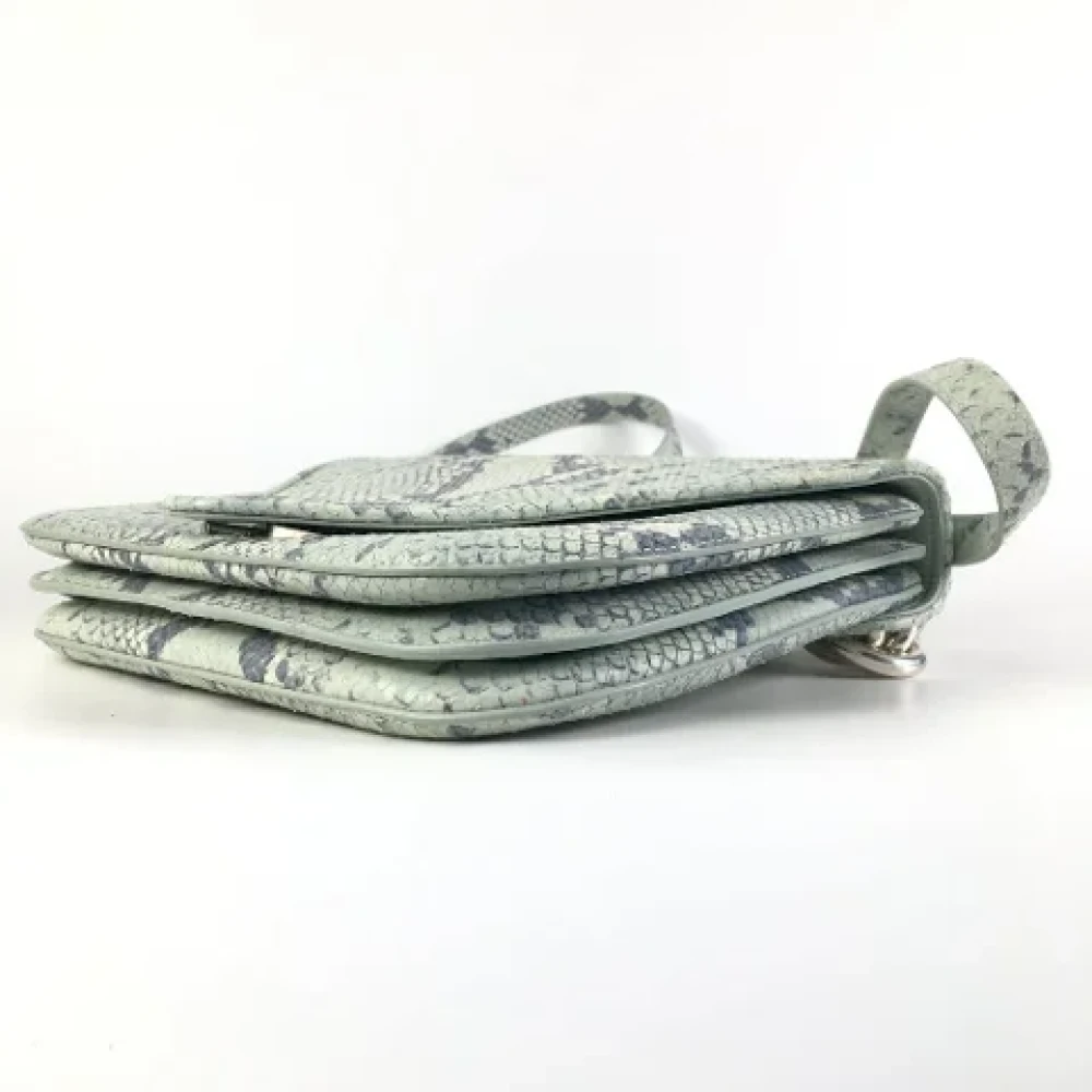 Bottega Veneta Vintage Pre-owned Leather shoulder-bags Green Dames