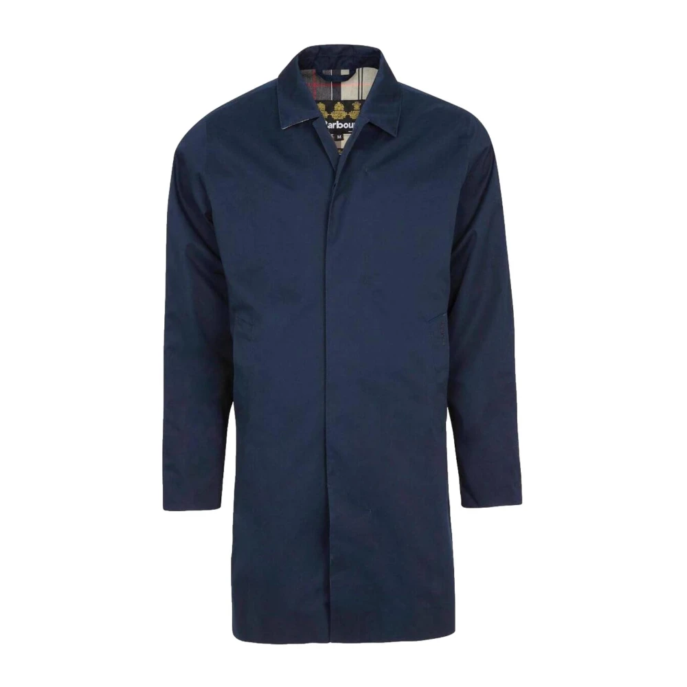 Barbour Men's Blue Parkas, L, Rokig Jacket