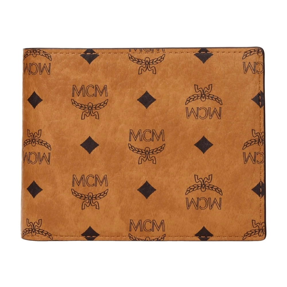 MCM Brown Fabric Wallet - Image 2