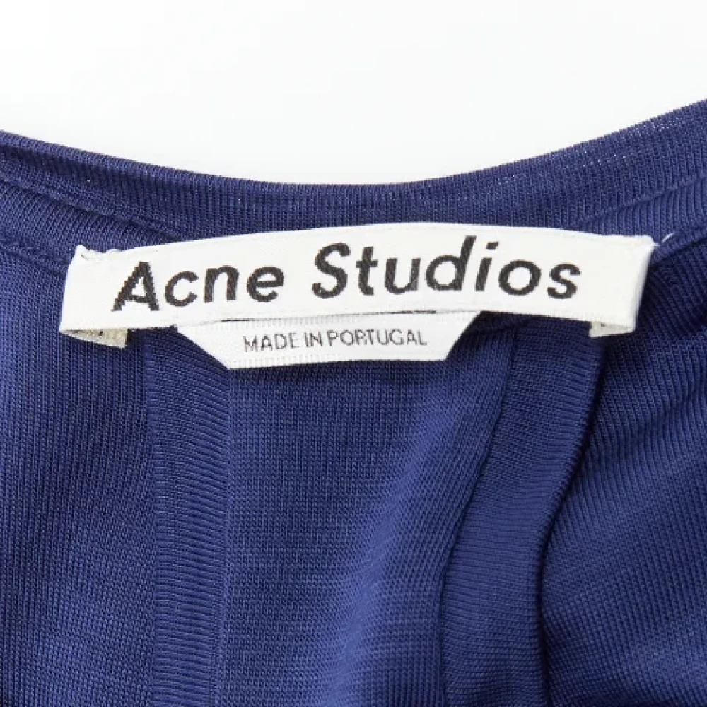 Acne Studios Pre-owned Fabric dresses Blue Dames