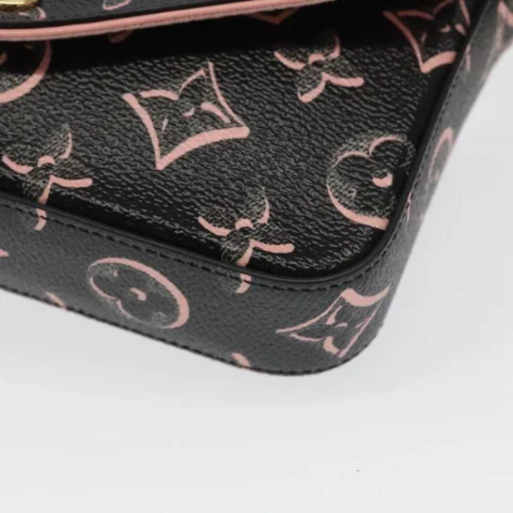 Louis Vuitton Vintage Pre-owned Canvas clutches Black Dames