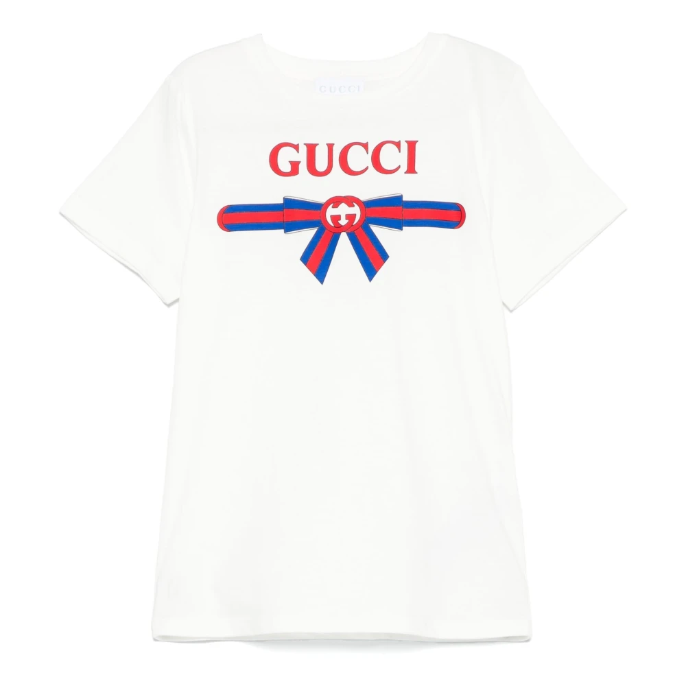 Gucci Stilig T-shirt för män White, Flicka