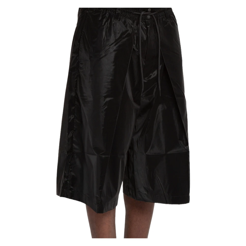 Y-3 Zwarte 3-Stripes Shorts Black Heren