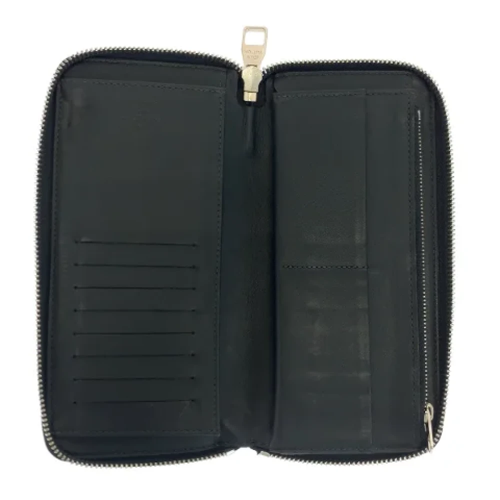 Louis Vuitton Vintage Pre-owned Canvas wallets Gray Heren