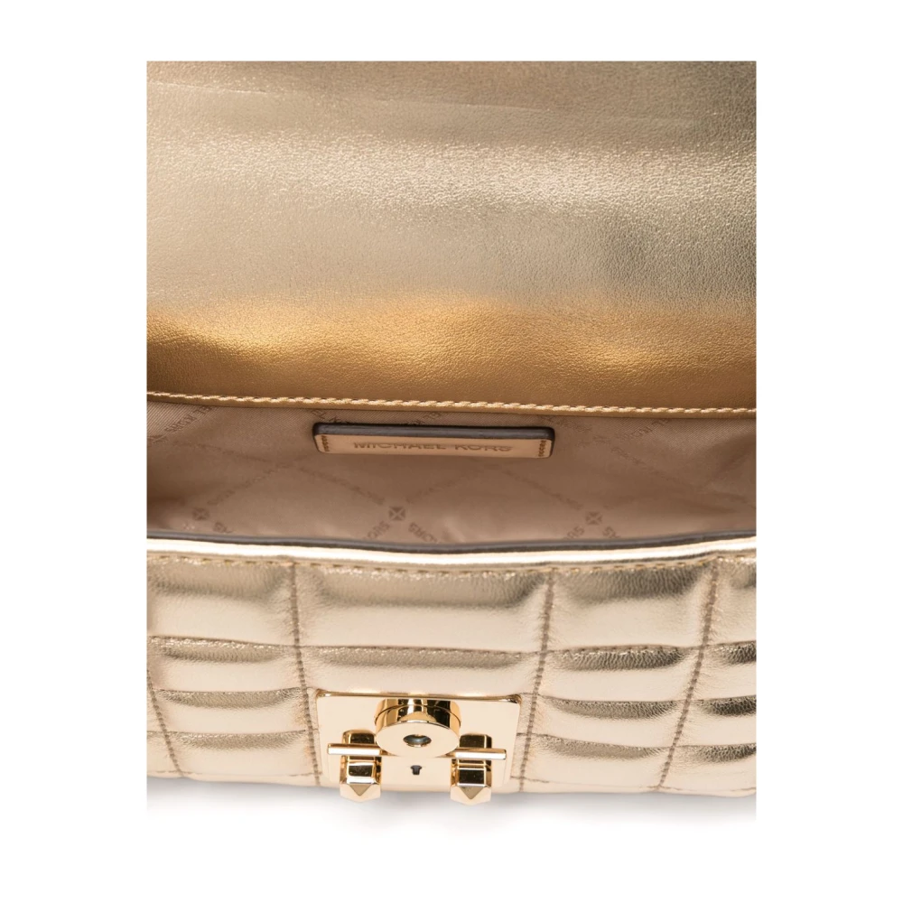 Michael Kors Schoudertas met ketting Yellow Dames
