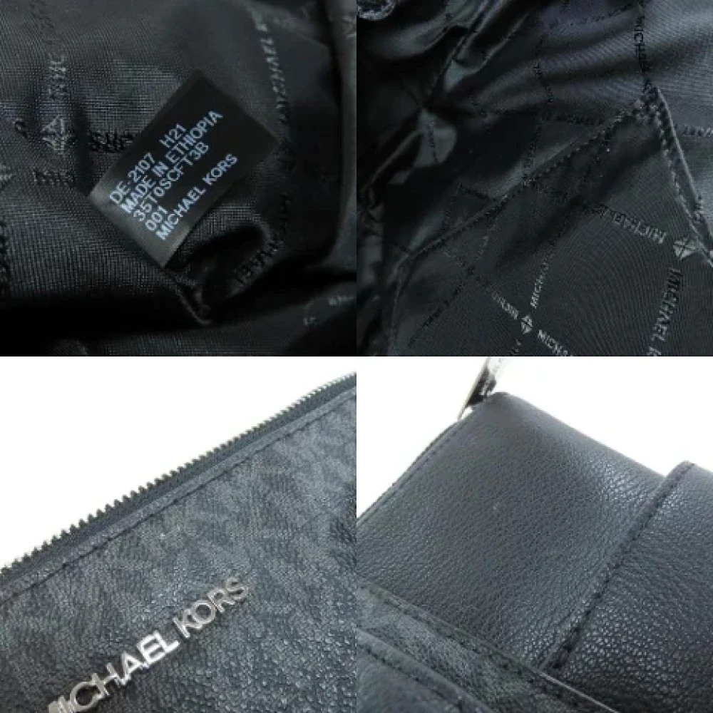Michael Kors Pre-owned Canvas shoulder-bags Black Dames
