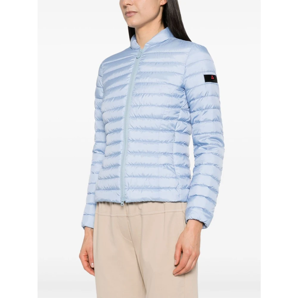 Peuterey Heldere Blauwe Gewatteerde Jas Blue Dames
