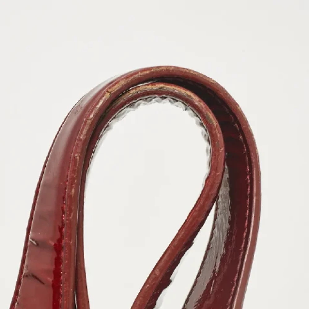 Dior Vintage Pre-owned Leather totes Red Dames