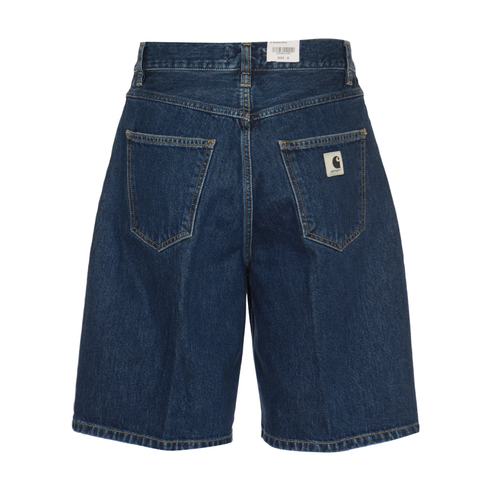 Carhartt WIP Denim Shorts voor de Moderne Man Blue Heren