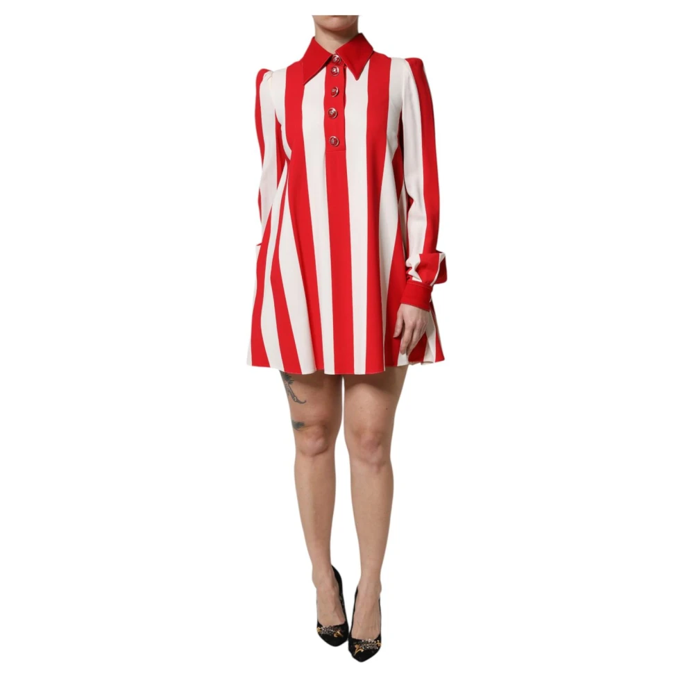Dolce & Gabbana Women's Striped Mini Aline Dress