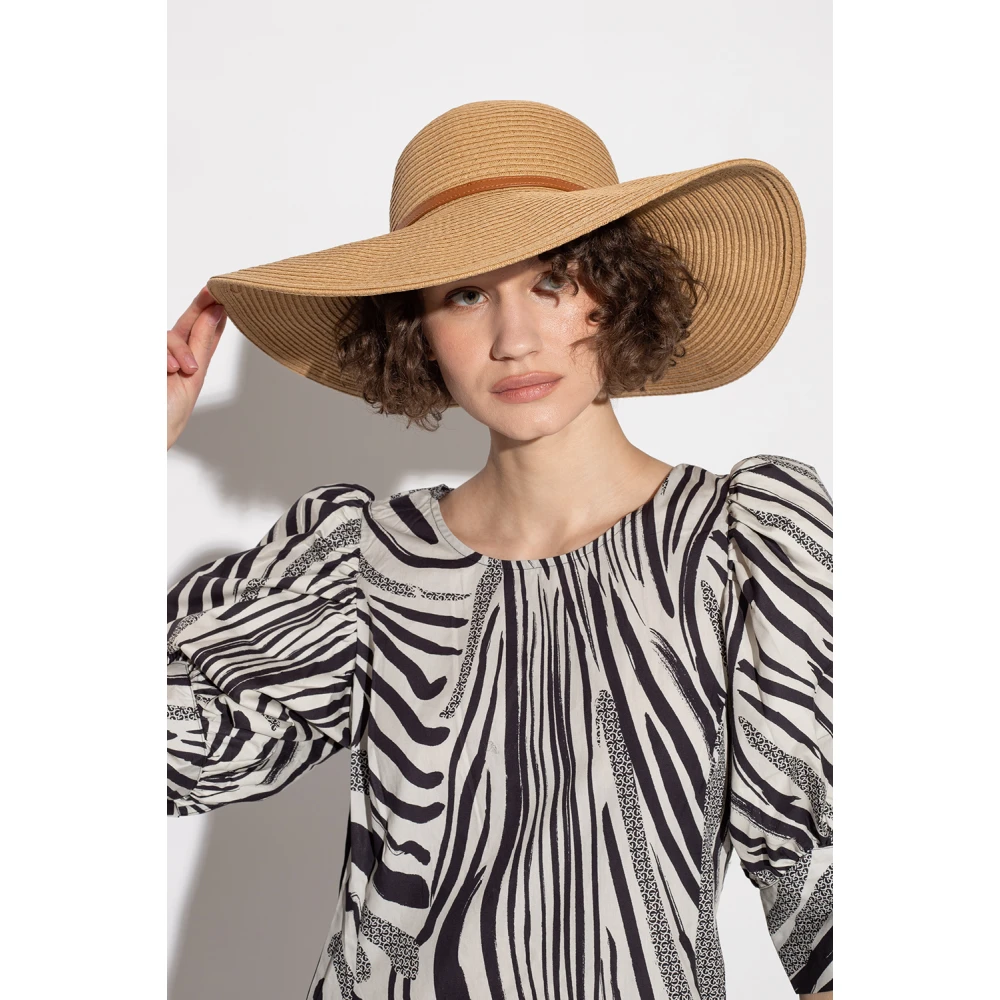 Melissa Odabash Hoed met brede rand en band Beige Dames