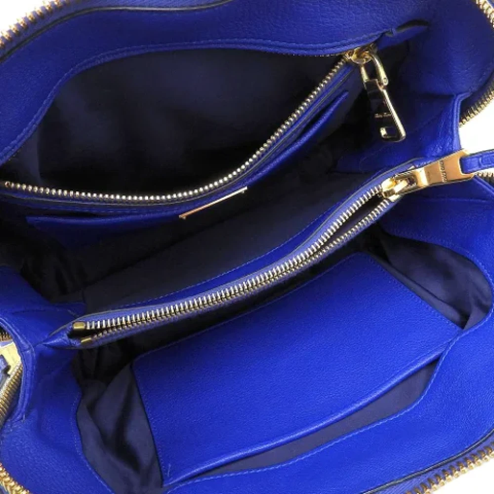Miu Pre-owned Fabric handbags Blue Dames
