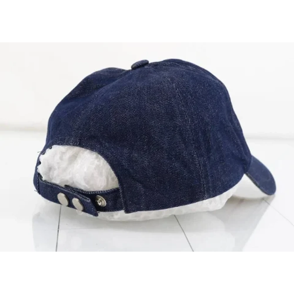 Burberry Vintage Pre-owned Denim hats Blue Dames