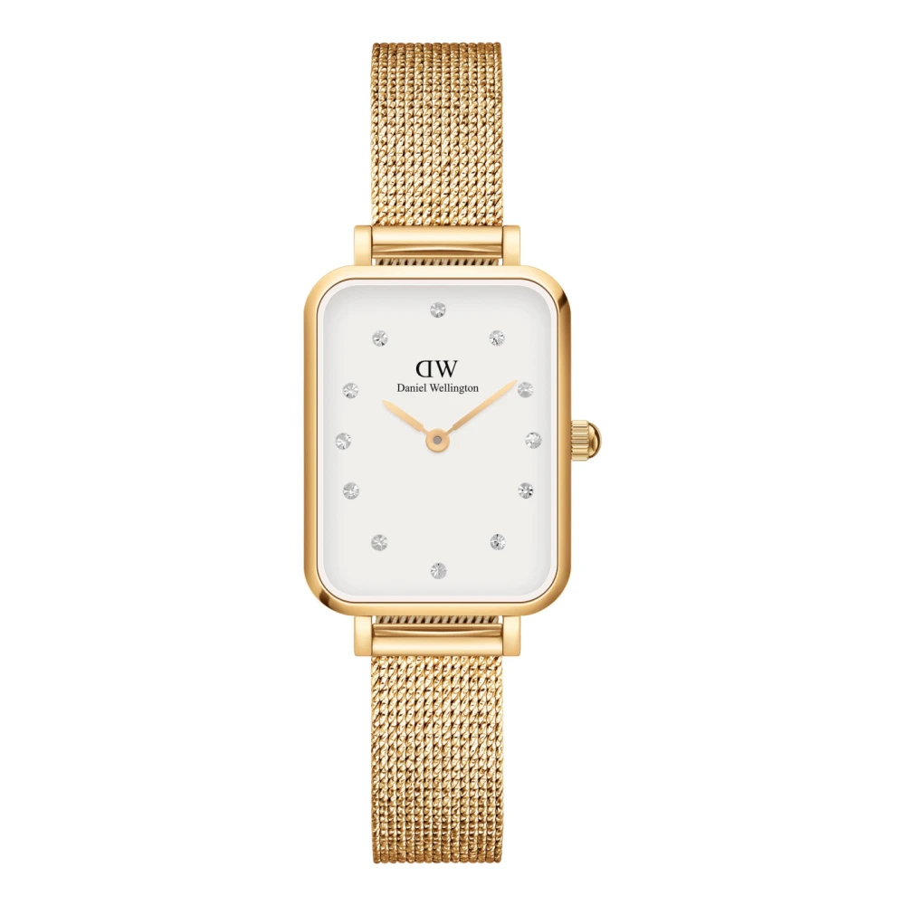 Daniel Wellington Women's Yellow Watches, One Size, Gold Quadro Watch, Elegant And Functional