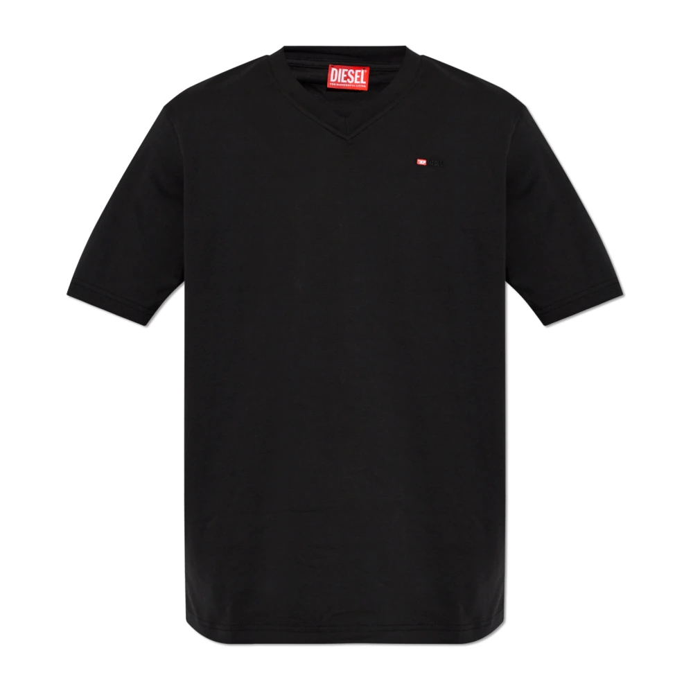 Diesel Hombre Negro Camisetas, Talla: 3XL