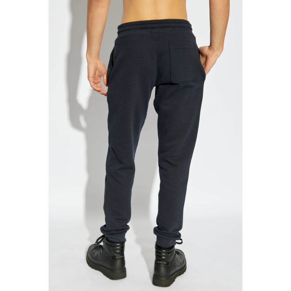 Moncler Sweatpants met logo Blue Heren