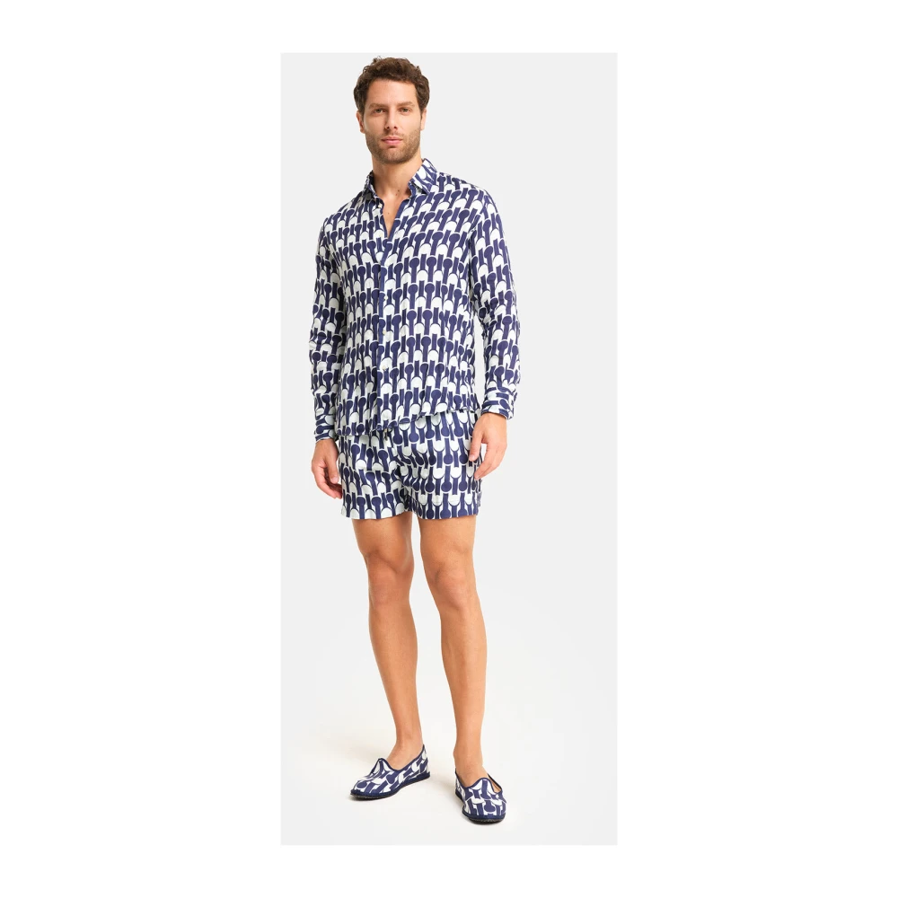Peninsula Linnen Rialto Shirt ViBi Venezia Multicolor Heren