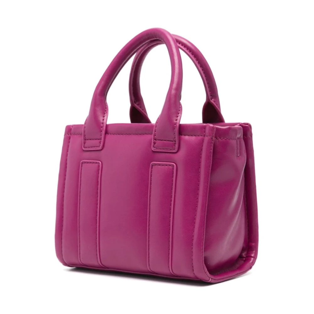 Liu Jo Fuchsia Eco Leren Gewatteerde Tas Pink Dames