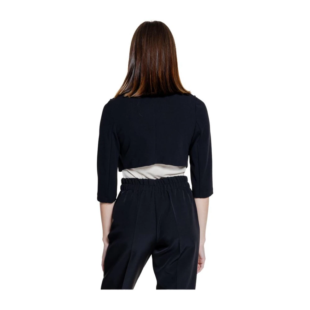 RINASCIMENTO Lange Mouw Shrug Black Dames