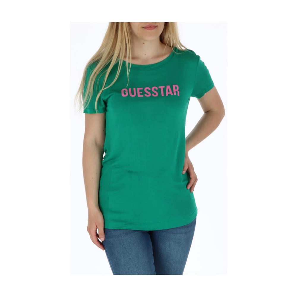 Guess - Tops > T-Shirts - Green - Guess - Modalova