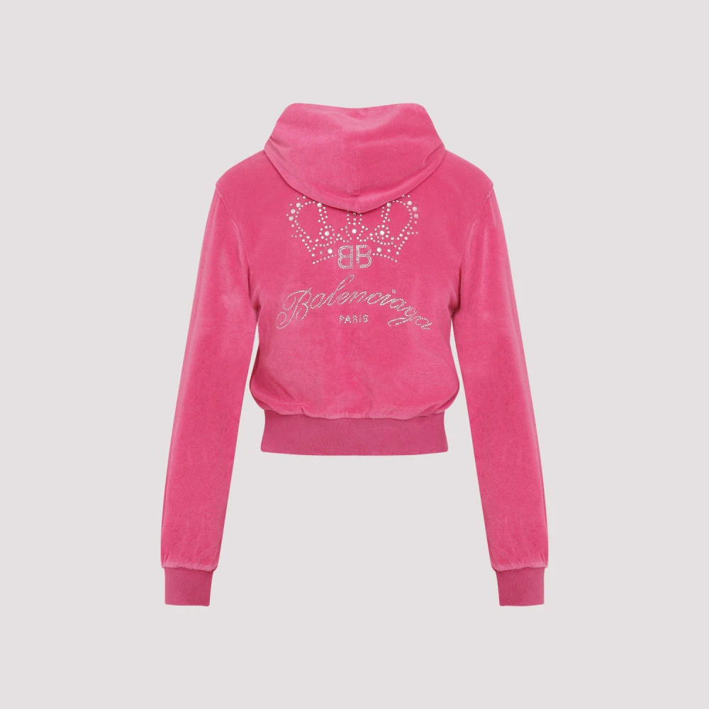 Balenciaga Donkerroze Trainingsjack Pink Dames