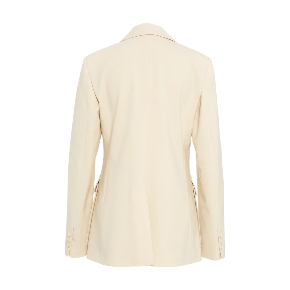 Semicouture Stijlvol Beige Fiona Blazer Beige Dames