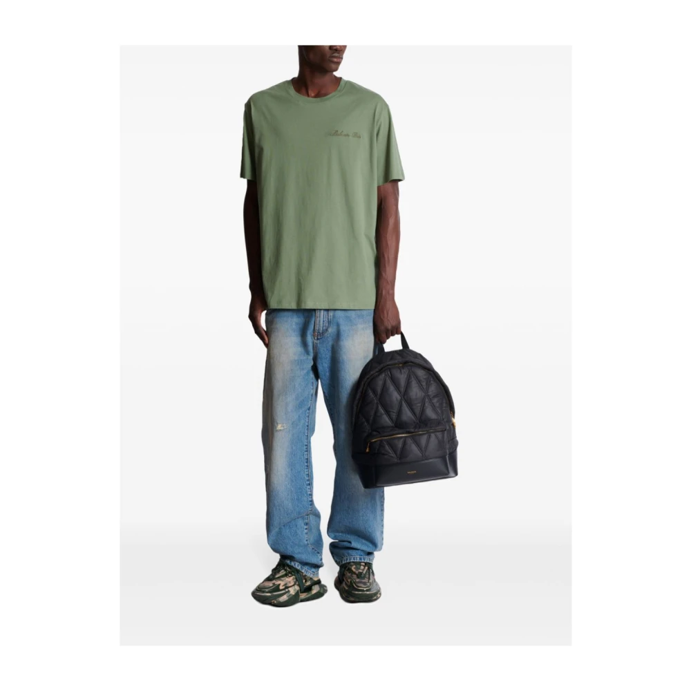 Balmain Blauwe Jeans voor Mannen Ss25 Blue Heren