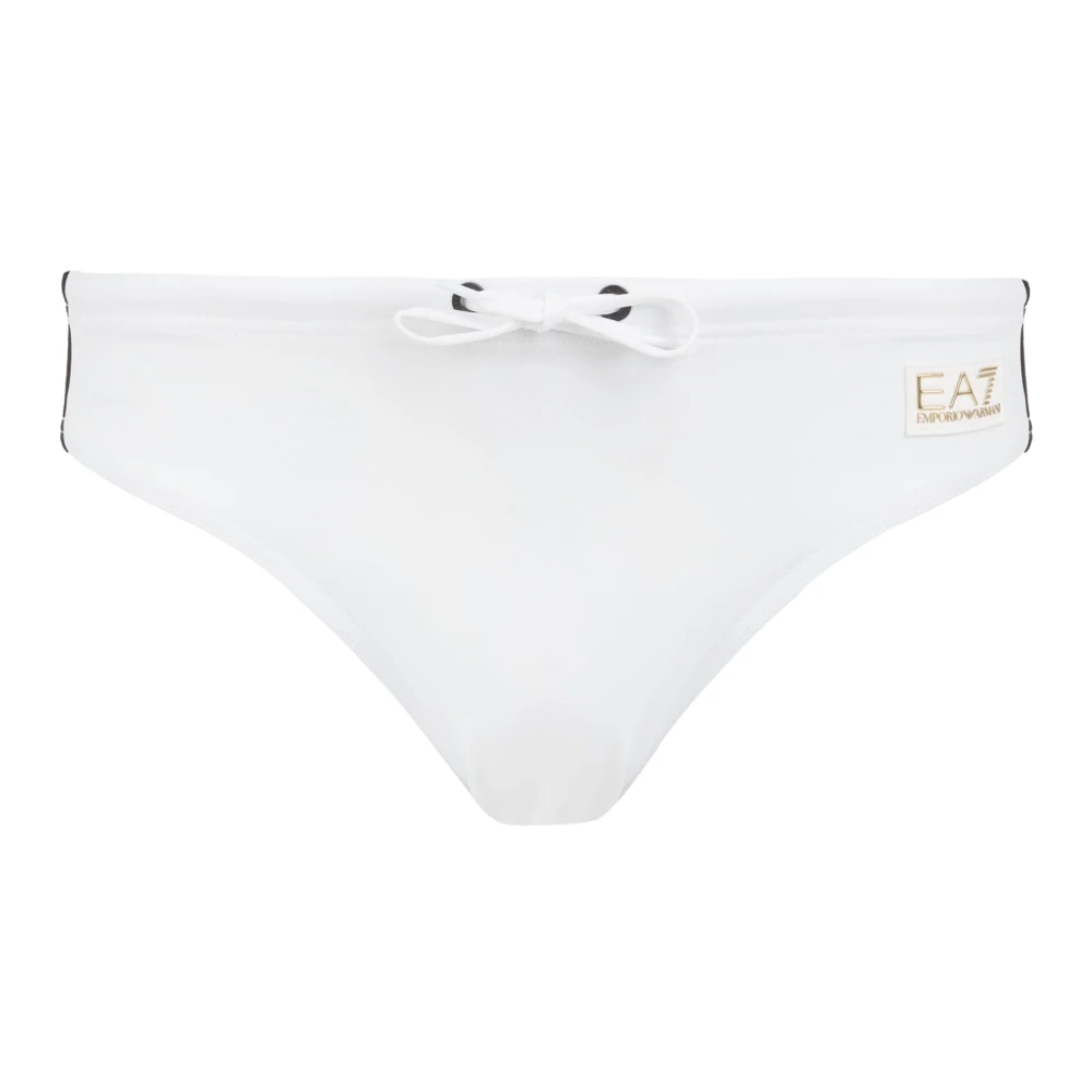 Emporio Armani Men's White Swim Brief - Beachwear - Xs - Swimwear