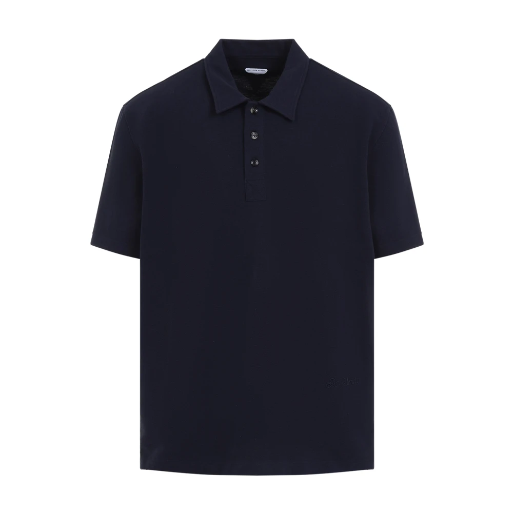 Bottega Veneta Blauw T-shirt Stijlvol Ontwerp Ultiem Comfort Blue Heren