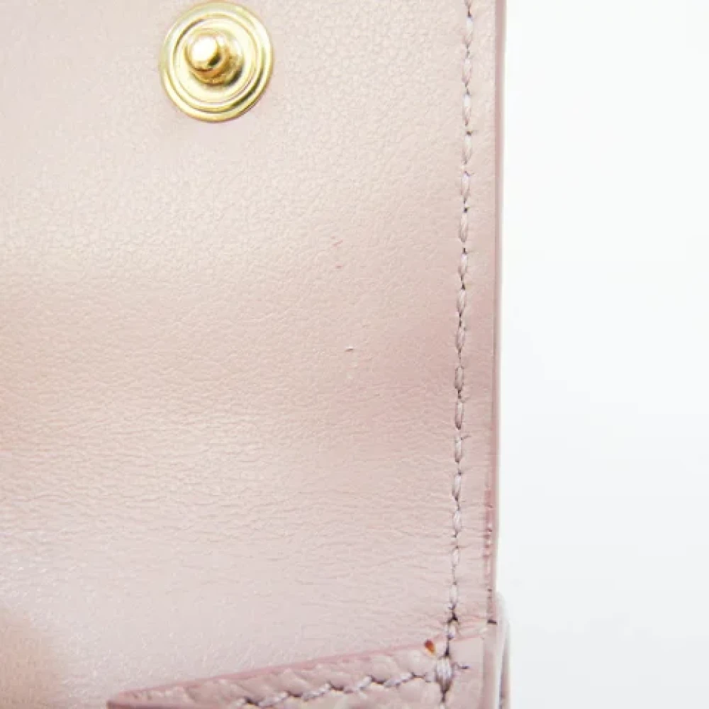 Celine Vintage Pre-owned Leather wallets Pink Dames