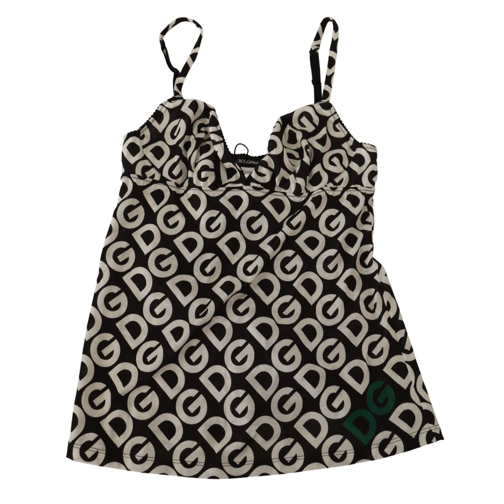 Dolce & Gabbana Women's Black Camisole Tank Top - Sleeveless Tops - Xs - Tops