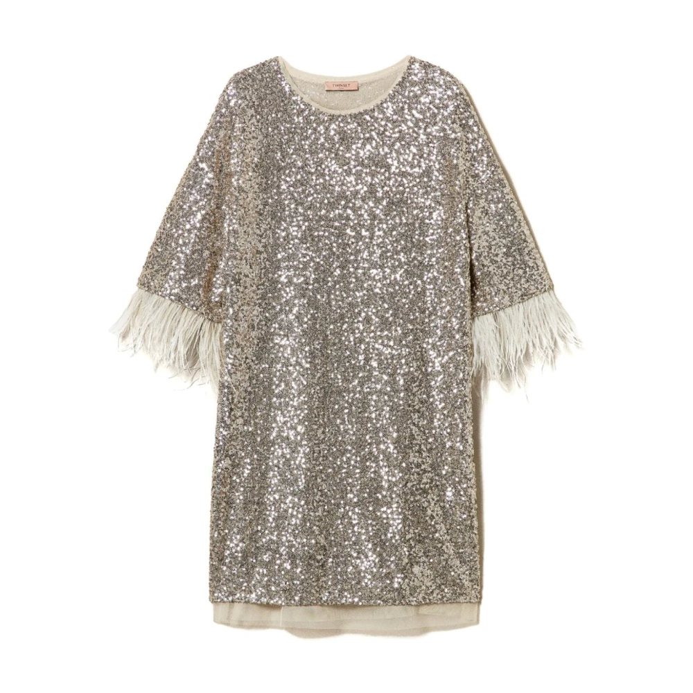 Twinset Grijze Jurk Set Gray Dames