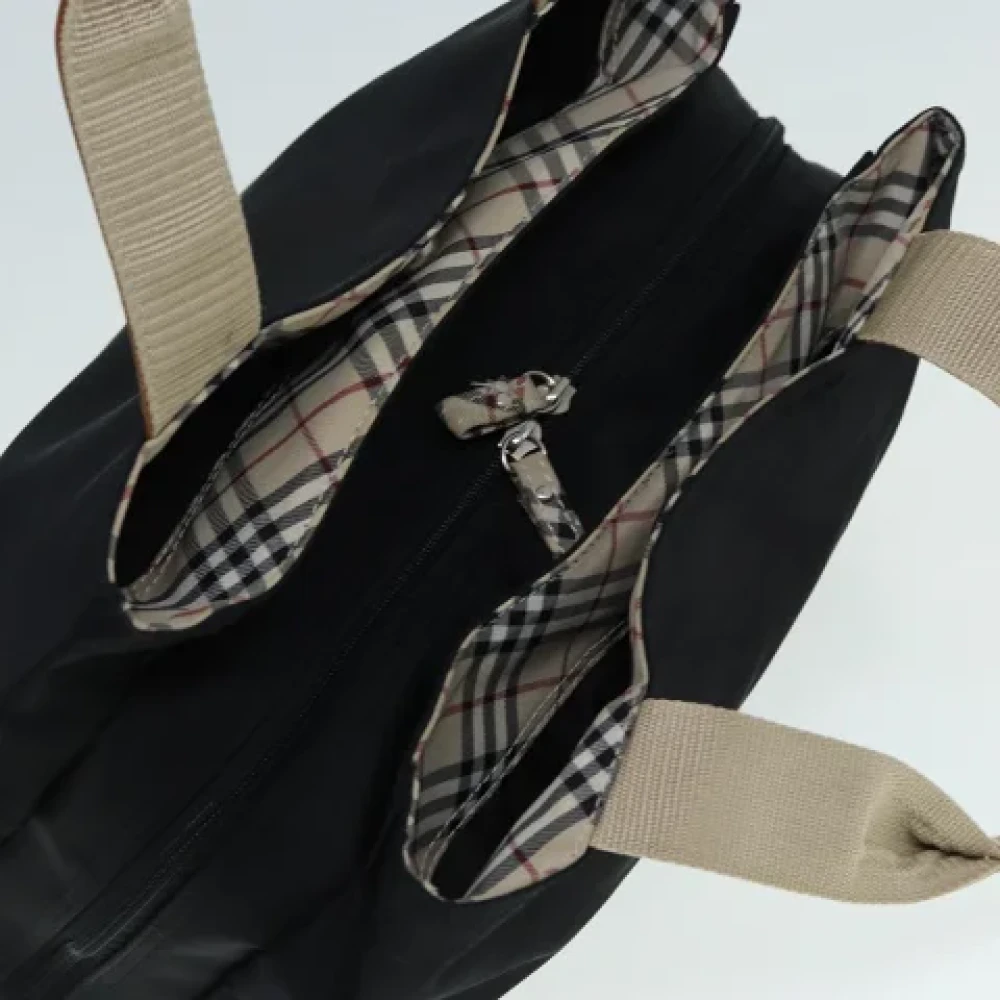 Burberry Vintage Pre-owned Fabric totes Black Dames