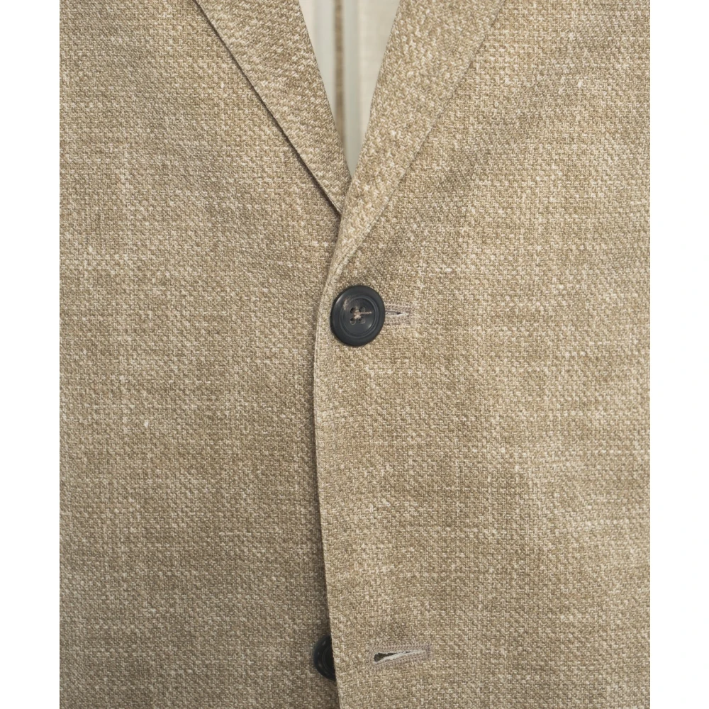 Circolo 1901 Beige Blazer Easy Jacket Beige Heren