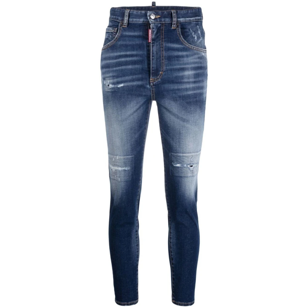 Dsquared2 Blauwe Skinny Twiggy Jeans Blue Dames